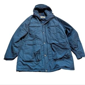 L.L. Bean Coat Blue Large Vintage